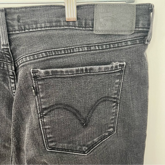 Levi’s Black Tab 505 Straight Leg Jeans 32 x 32 Black - Picture 6 of 9